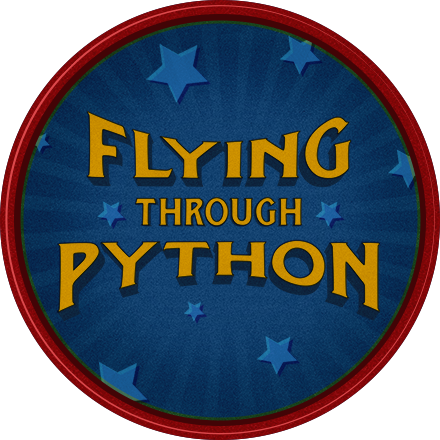 Class badge for Flying Through Python