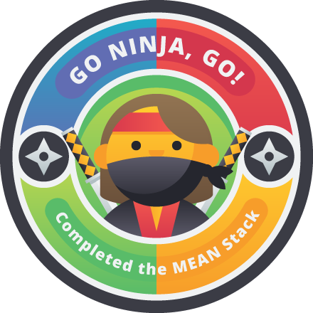 Class badge for MEAN Stack Badge