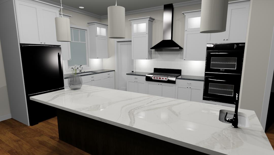 Portfolio image for 3D Kitchen Render